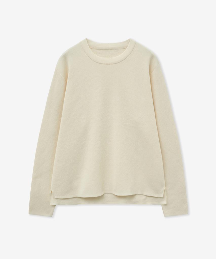 MINAV Compact Long Sleeve Knit [Ivory]