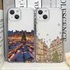Winter Ski Village Scenery Christmas Phone Case for IPhone 17 16 15 14 11 12 13 Pro Max 7 8 Plus 13 Mini X XS Max XR Soft Cover