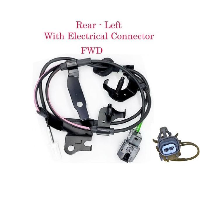 ABS Wheel Speed Sensor & Connector Rear Left For RAV4 Sport Utility 13-18 FWD