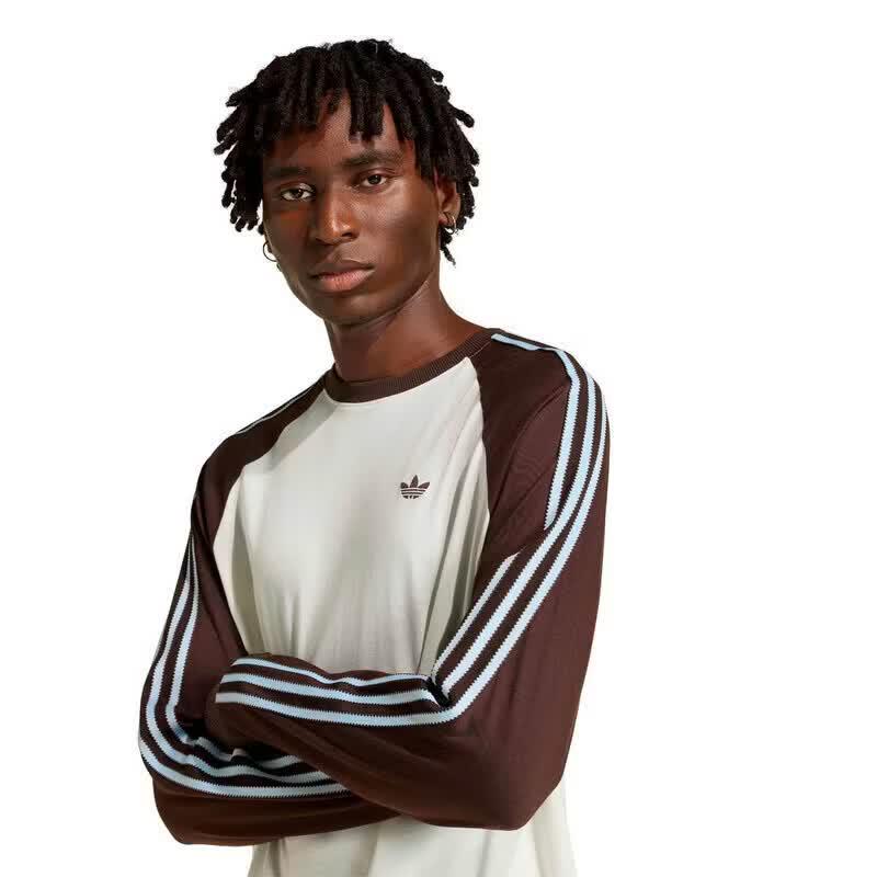 adidas Men's Long Sleeve Round Neck T-Shirt