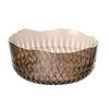 Nordic Style Gold-Rimmed Salad and Dessert Bowl Set