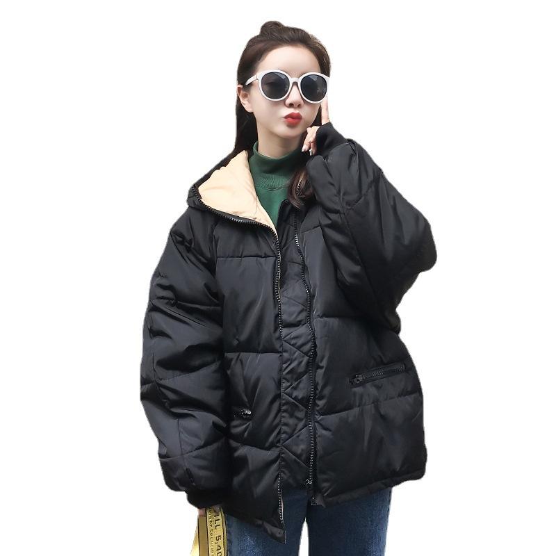 Winter neue Mode Baumwolle Mantel Damen Jacke große Kapuzenjacke dick warm