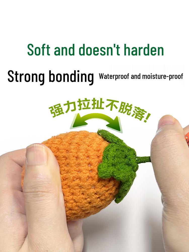 Super Sticky Quick-Drying Fabric Glue for Handmade Dolls and Eyes