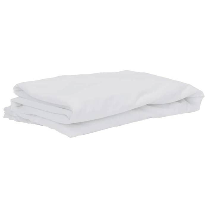 VidaXL Protège-matelas blanc 120x220 cm imperméable, drap de lit, literie, housse de drap-housse, drap-housse, housse de 4100160