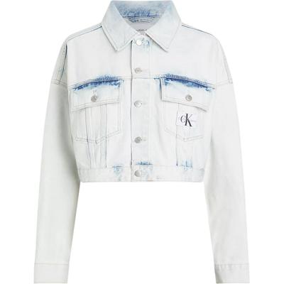 Lässige lockere kurzärmelige Jeansjacke Damenjacken Leicht J20J222874-1AA