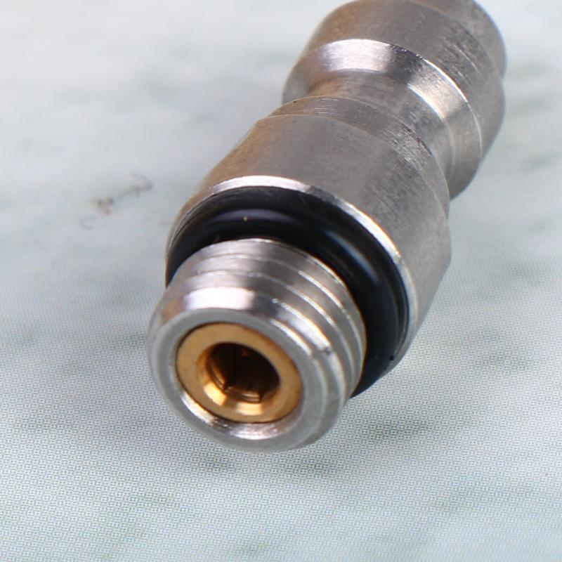 Quick Connect Valve 8mm Male Connector High Pressure Fitting Durable Leakproof Design for Hydraulic Systems