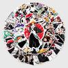 50 New Death Japan Anime Graffiti Stickers: Creative, Waterproof, for DIY, Diary, Skateboard & Luggage