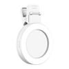 Clip-on Selfie Ring Light,200mAh Rechargeable Selfie Light Clip Video Light with Mirror,Portable Selfie Lamp for Phone Camera