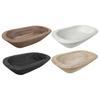 Decorative Wooden Storage Tray Hand Carved Bowl for Candle Tabletop Display for Kitchen or Living Room