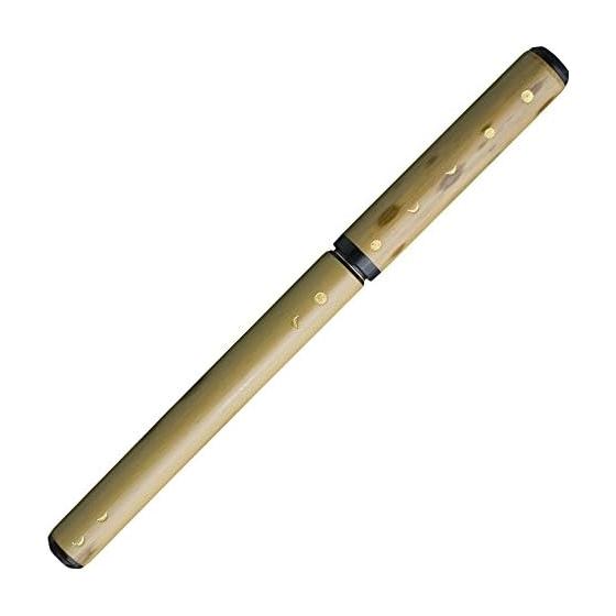 Akashiya Natural Bamboo Brush Pen Moon/Paulownia Box AK3200MK-38