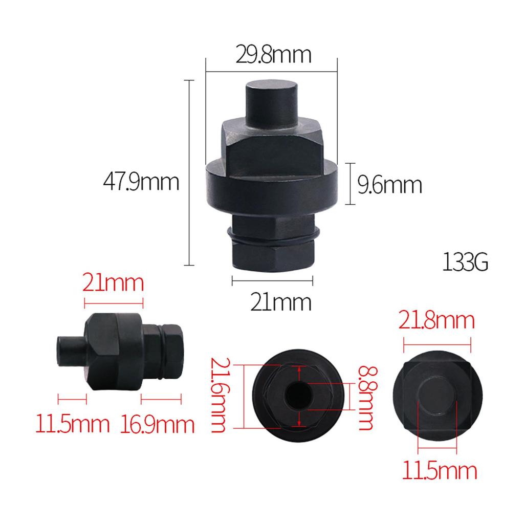 T40058 Crankshaft Turning Socket Tool Automotive Equipment Camshaft Key for Volkswagen A8 2003 6 Cylinder Engine 3.2 Fsi