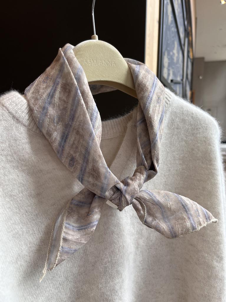 Keep several for yourself! Export island country quality! Cotton and linen Japanese and Korean square scarves, headbands, fresh literary silk scarves,