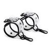 Transparent Leather Bondage Set: Handcuffs, Foot Cuffs, Neck Cuffs, and Dog Leash Collar