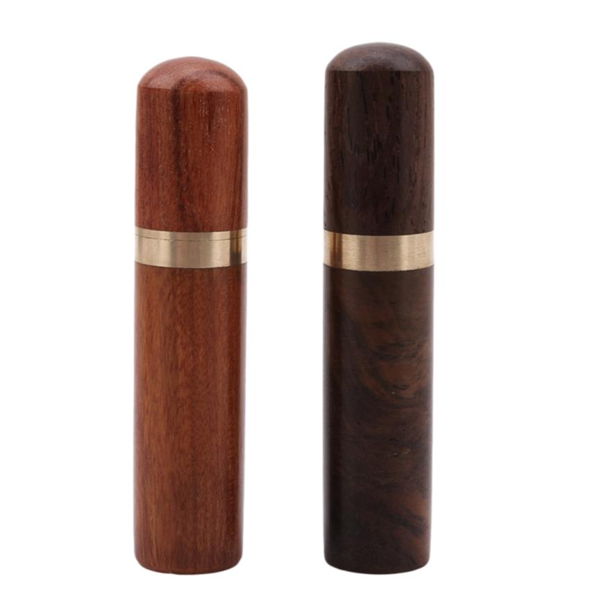 Classic Simple Sandalwood Rosewood Exquisite Thickened Needle Box Household Multifunctional Storage Toothpick Holder
