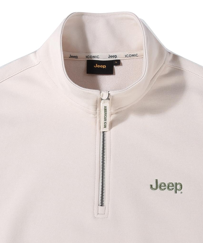 JEEP [360G] M-Logo Half-Zip Sweatshirt (Jr5Tsu838Bt)