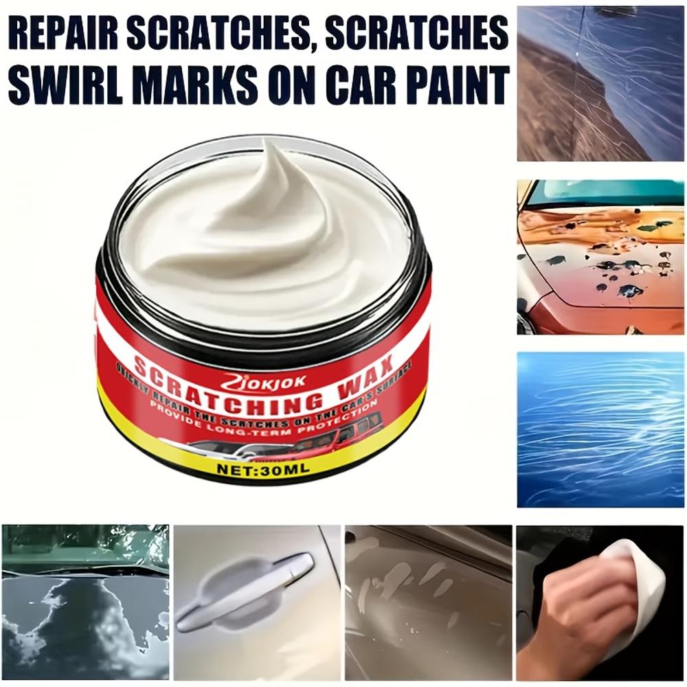 Scratch Wax - Universal Color Series Car Paint Repair | JOKJOK Scratch and Bump Recovery Cream, Car Paint Renewal Wax, Remarkabl
