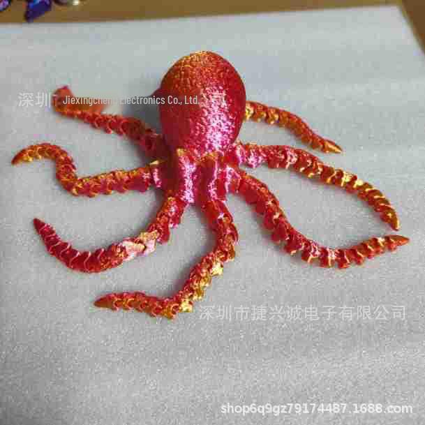 3D Baskılı Cthulhu Ahtapot Taşınabilir Model Hediye Dekorasyon Oyuncak