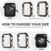 Glass + Case for Apple Watch 45mm 41mm 44mm 40mm Screen Protector Bumper PC Cover for iWatch Series 4 5 6 SE 7 8 9 Accessories