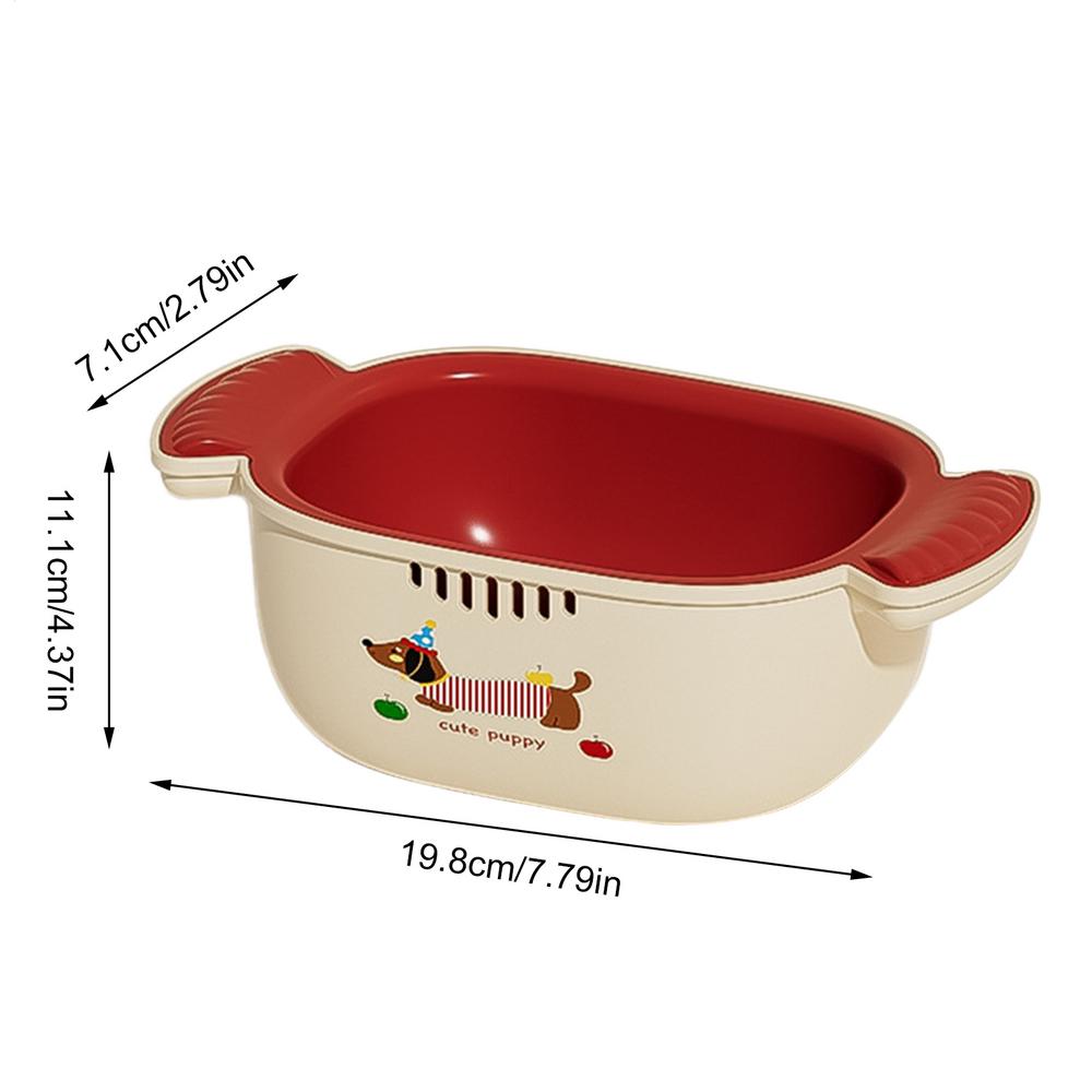 Fruit Washing Bowl with Strainer Vegetable Washing Basket Sink Vegetable drainer Fruit basket Washing Storage Basket Filter Bowl
