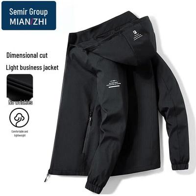 Mianzhi Men's Casual Hooded Jacket
