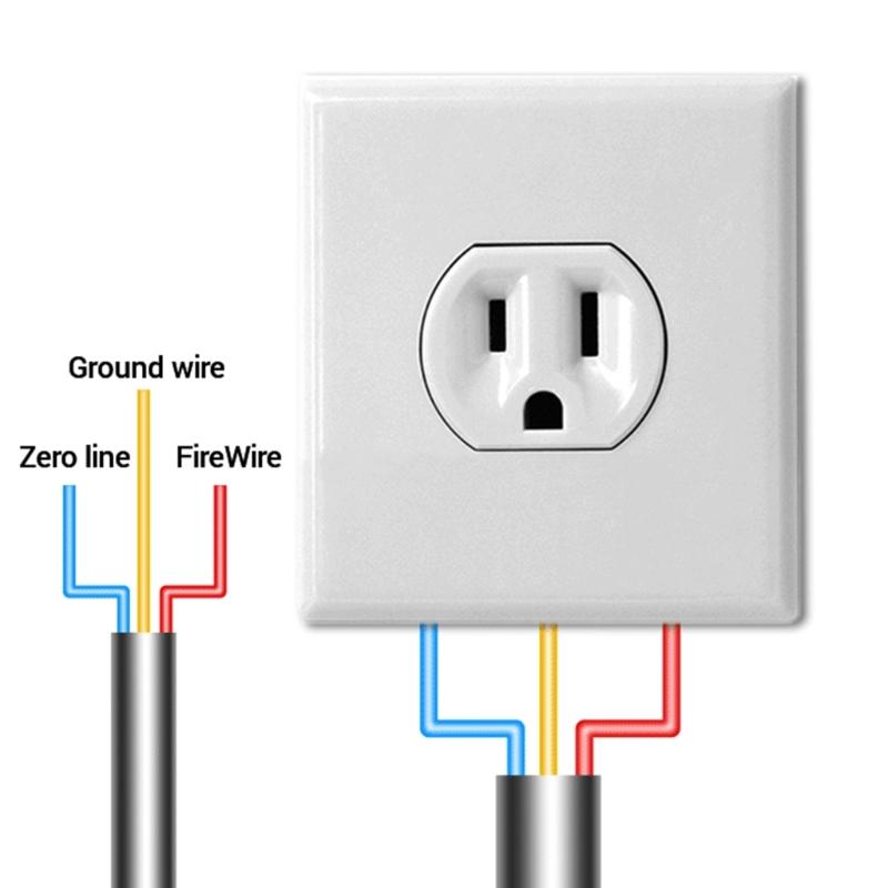 Outlet Tester Advanced Receptacle Tester with Voltage-Display 250V Power Socket Automatic Electric Circuit Polarity-