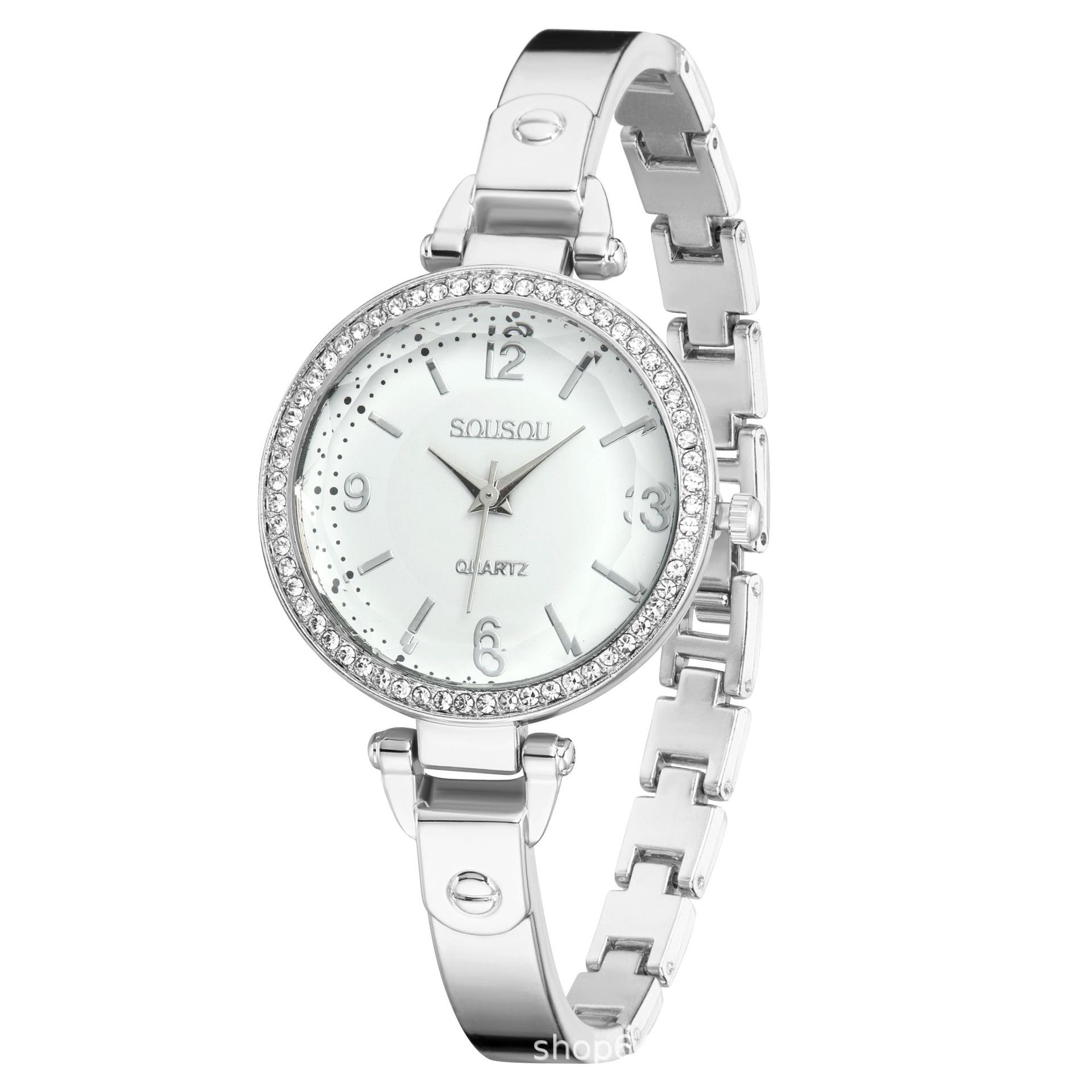 

Женские наручные часы круглые со стразами кварцевые часы браслет часы для вечеринки офиса рождественские подарки