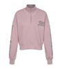 UFC SPORT Ufc Gothic Crop Fit Half-Zip Sweatshirt Champagne Pink U2Swv3209Cp