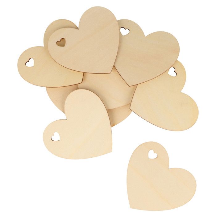 Silhouettes en Bois - Artemio - On se marie - 40 Cœurs - DIY - Décoration de Mariage