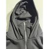 New Autumn and Winter Double-cap Hooded Sweatshirt for Men Zipper-style Sporty Casual Loose