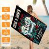 1pc G-Guns N Roses Barcelona Estadi Olimpic Beach Towel Microfiber Quick Dry Classic Hard Rock Bath Towel For Pool Beach Travel