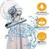 4Pcs Transparent Suction Cup Clip Detachable Suction Cup Clamp Windshield Ticket Clip  Glass Surface