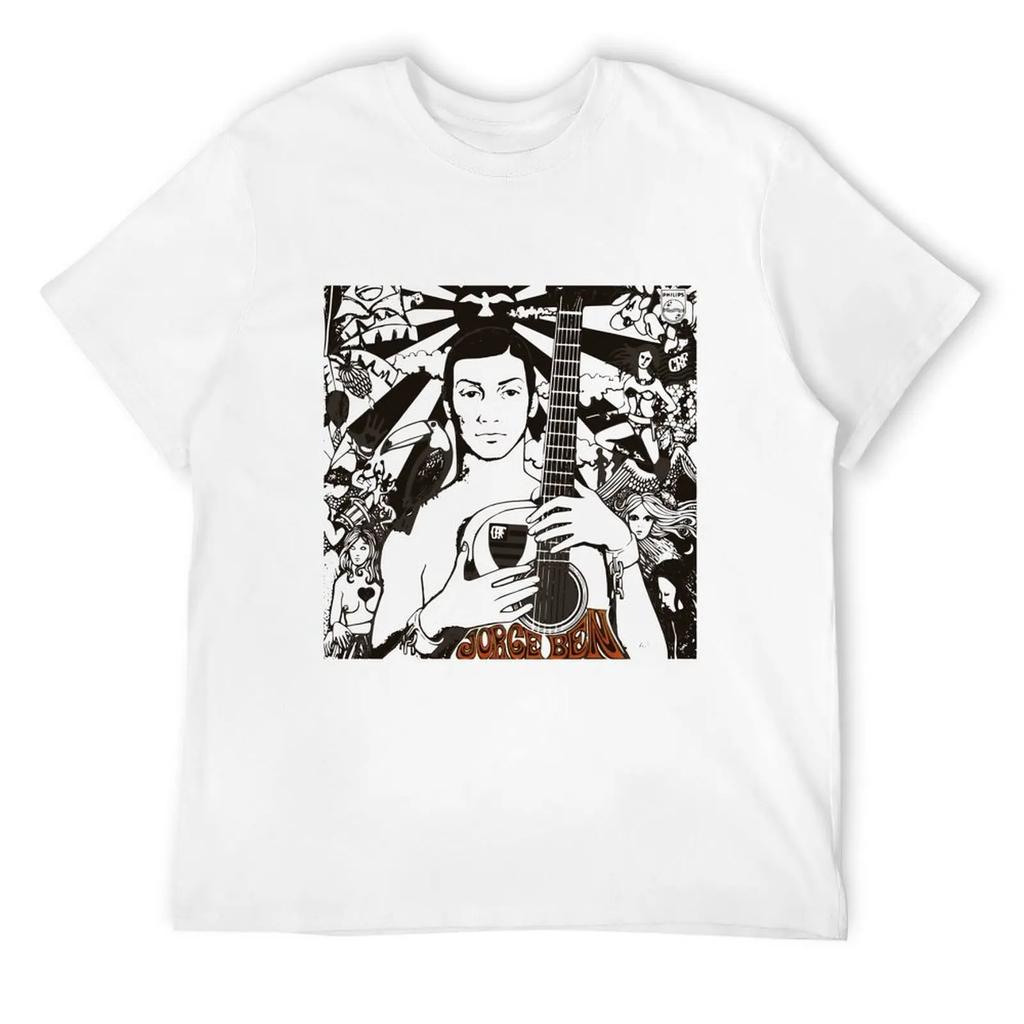 Jorge Ben Jor T-Shirt For A Boy Rapper Graphic Tees Blouse Tops Mens Clothes
