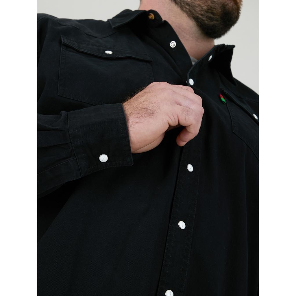 Duke Mens D555 Western Denim Kingsize Shirt
