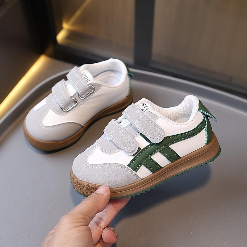 Spring and Autumn Style Boys and Girls Velcro Lightweight and Comfortable Soft Sole Sports Casual Shoes