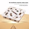 Interactive Cat Puzzle Plaything Puzzle Felt Box For Indoor Cats Kitten Mental Training Tools Hide And Seek Cat Agility Toys