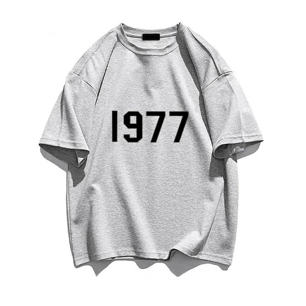 Retro Men Women Tshirts 100% Cotton T-shirt HIP HOP Brand Shirt 1977 Printed Vintage Short Sleeve Tees High Quality Tops