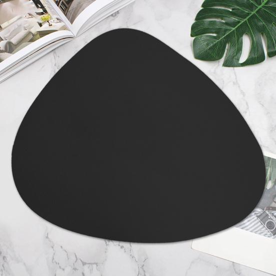 Western Placemat Color Oval Design Heat-resistant Easy To Clean Kitchen