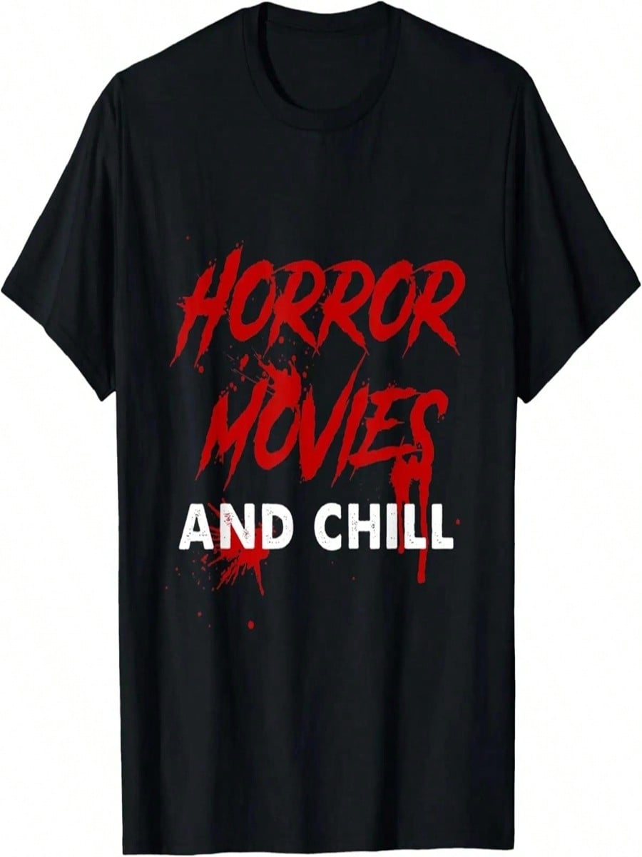 Horror Movies And Chill T-Shirt S разноцветный