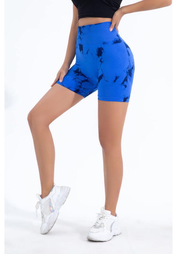 Women s Tie-Dye High-Waisted Seamless Yoga Pants and Shorts - Tummy Control & Hip Lifting Small