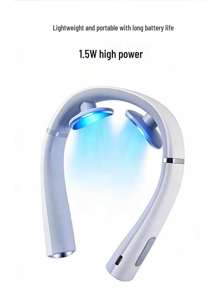 Smart EMS Cervical Neck Massager with Heat Therapy and Vibration