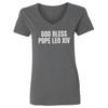 God Bless Pope Leo XIV New Pope Catholic Church Ladies039 V-Neck Tshirt