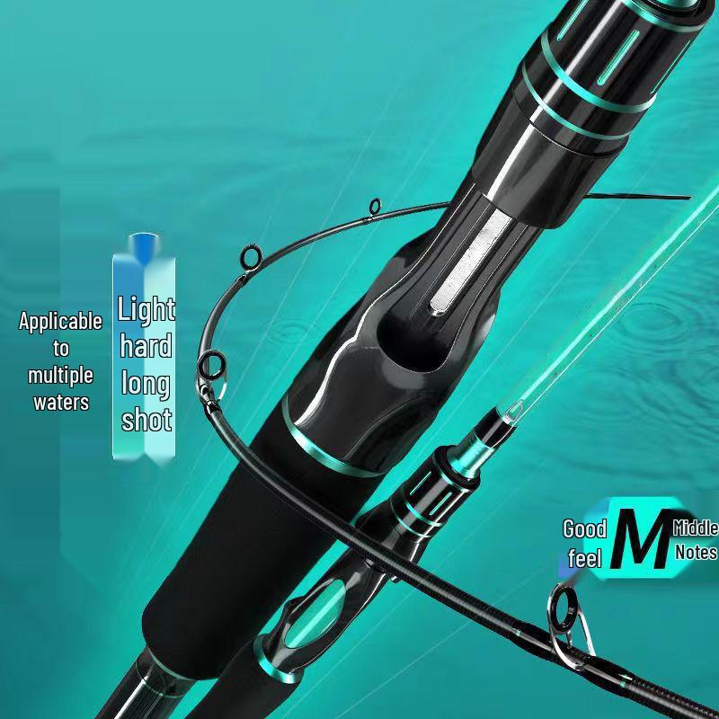 Complete Long Cast Sea Fishing Rod Set with Anti-Explosion Line and Spinning Reel for Beginners - Straight Handle Design.