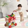 Grocery Cart for Kids Pretend Play Shopping Cart Playset Kitchen Toys Fake Food for Toddler Preschool Learning Activities Boys