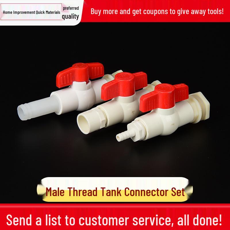 

Plastic Water Storage Tank Faucet and Valve Accessories