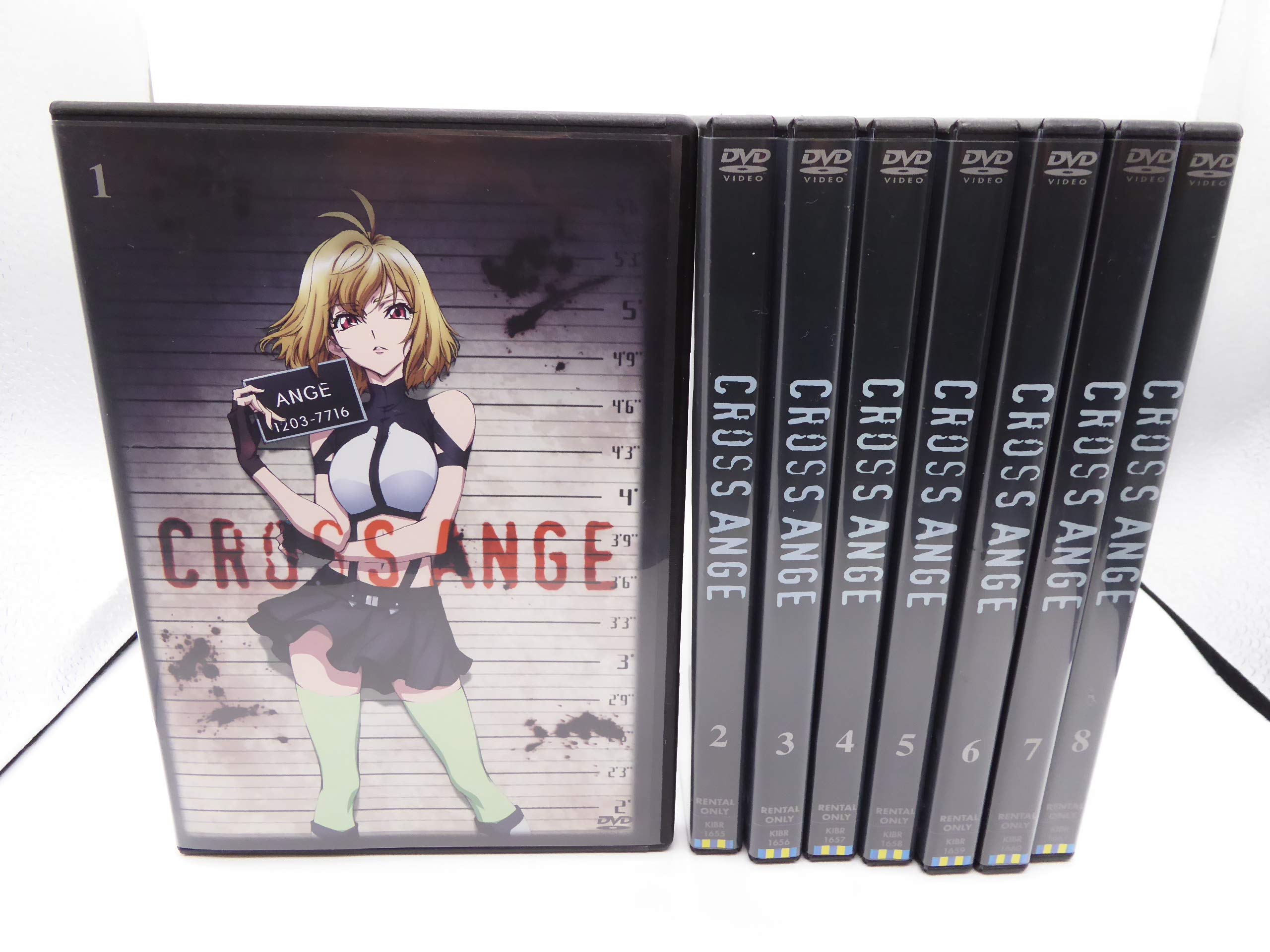 

Cross Ange Rondo of Angels and Dragons Complete set DVD set [Rental] 8-volume [Marketplace product]