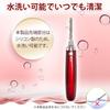 Limp Curl Hot Rechargeable 3 Temperature Shiny Includes Japanese Instructions Curler, USB, Settings, Washable, Red,