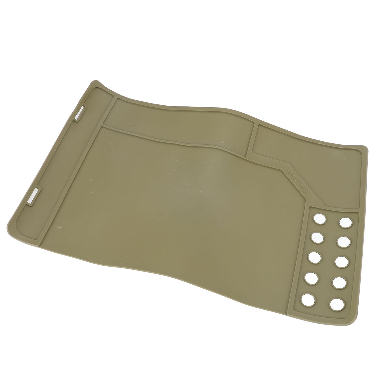 

Anti Slip Cleaning Mat With Magnetic Dots Oil Proof Maintenance Workbench Mat Electronic Repair Work Mat Furniture коричневый