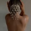 Luxury Beaded Headpiece Boho Pearl Hair Chain Vintage Wedding Hair Comb  Bridal Wear
