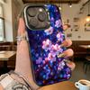 Night Cherry Blossoms Shockproof Phone Case for Iphone 16 15 14 13 12 11 Pro Max/Mini Anti-Scratch Premium Hard Cover