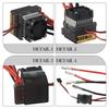 Black Red Brush Motor Speed Controller ESC With Fan Forward Current 600A Powerful Performance Versatile Compatibility